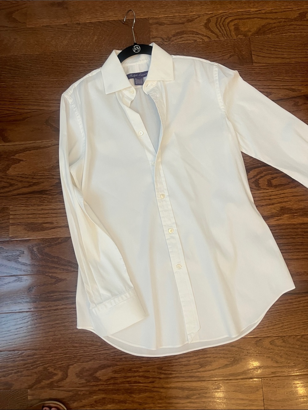 Ralph Lauren White Woman Dress Shirt